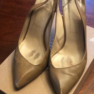 Christian Louboutin Corneille Sling 100 - Nude